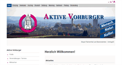 Desktop Screenshot of aktive-vohburger.de