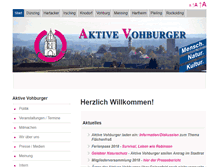 Tablet Screenshot of aktive-vohburger.de